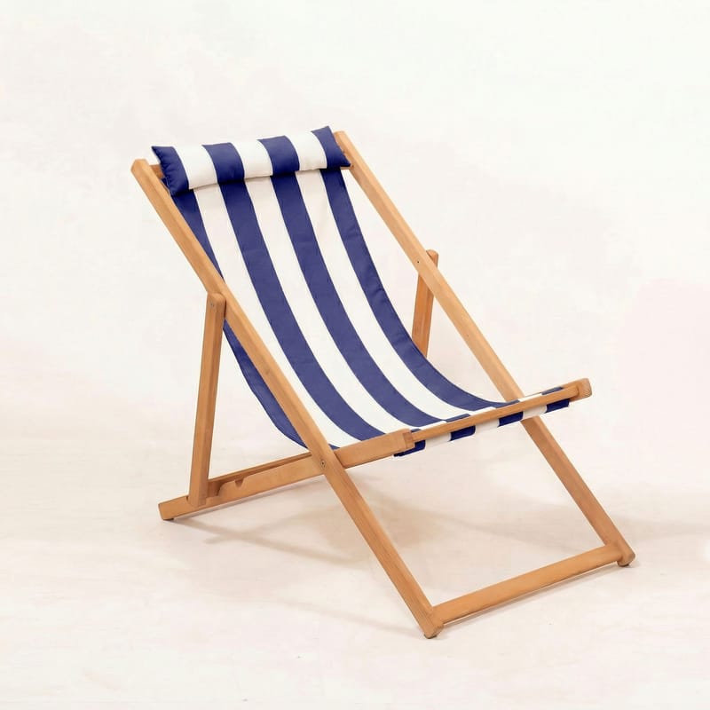 Romira Solsäng utomhus, Blå och vit