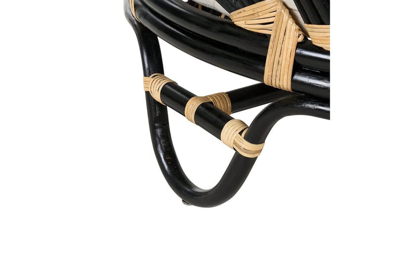 Solstol Rossano - Svart, beige - Utemöbler - Utestolar & fåtöljer - Utefåtöljer & loungefåtöljer