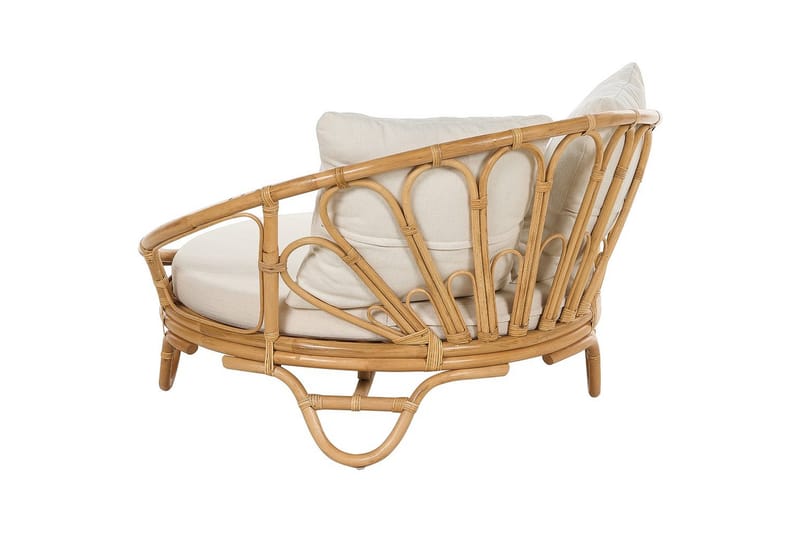 Solstol set om 2 Rossano - Naturligt, beige - Utemöbler - Utestolar & fåtöljer - Utefåtöljer & loungefåtöljer