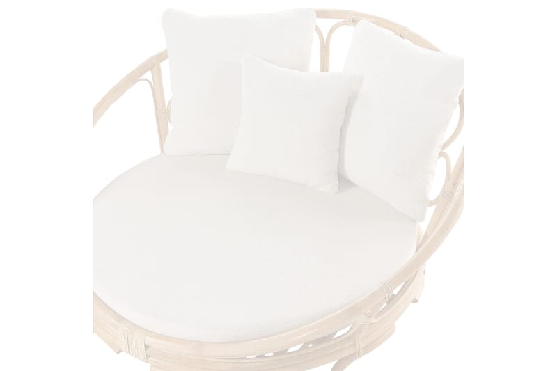 Solstol set om 2 Rossano - Naturligt, beige - Utemöbler - Utestolar & fåtöljer - Utefåtöljer & loungefåtöljer