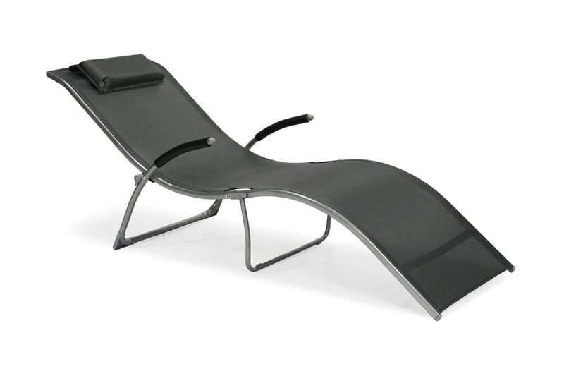 Solstol Batya 173x63x65 cm Grå Stålram