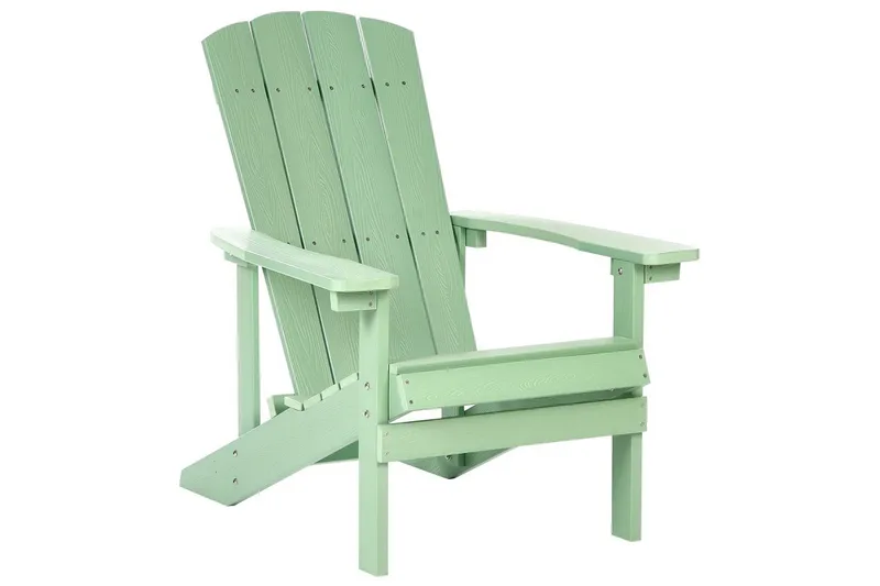 Trädgårdsstol Adirondack, Grön, 75x88x88 cm