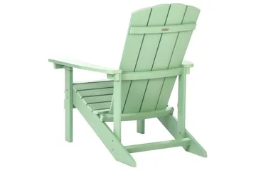Trädgårdsstol Adirondack - Grön, 75x88x88 cm - Utemöbler - Utestolar & fåtöljer - Solstol - Däckstol