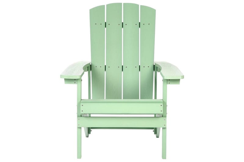 Trädgårdsstol Adirondack - Grön, 75x88x88 cm - Utemöbler - Utestolar & fåtöljer - Solstol - Däckstol