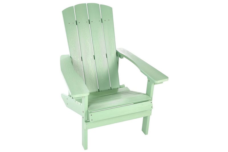 Trädgårdsstol Adirondack - Grön, 75x88x88 cm - Utemöbler - Utestolar & fåtöljer - Solstol - Däckstol