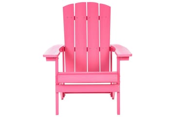 Trädgårdsstol Adirondack - Rosa, 75x88x88 cm - Utemöbler - Utestolar & fåtöljer - Solstol - Däckstol