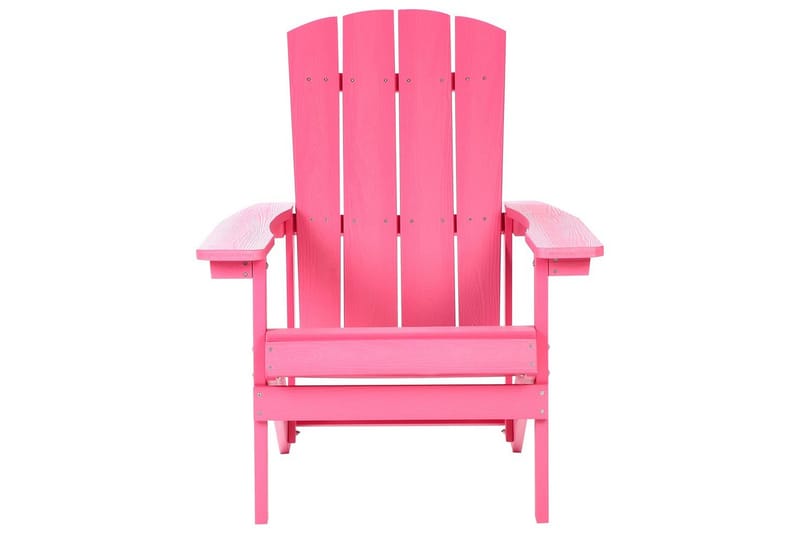 Trädgårdsstol Adirondack - Rosa, 75x88x88 cm - Utemöbler - Utestolar & fåtöljer - Solstol - Däckstol