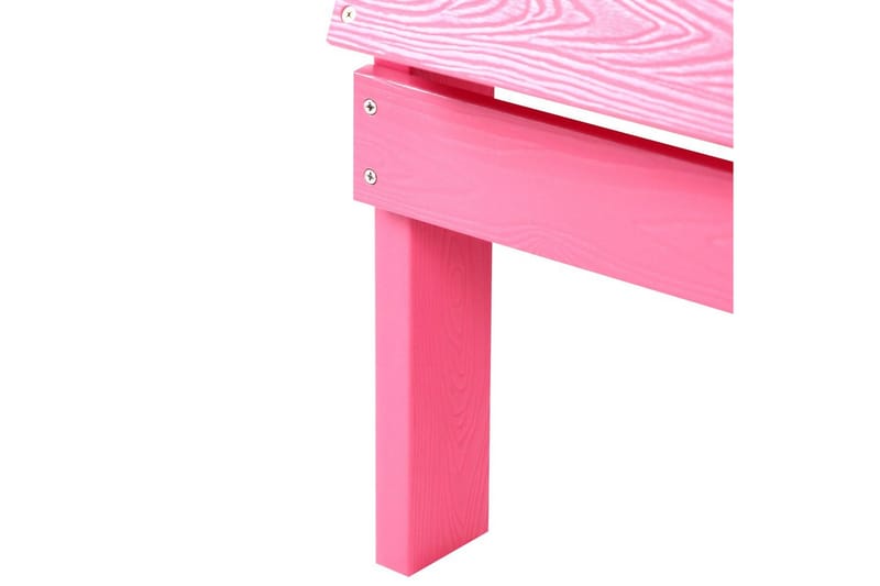 Trädgårdsstol Adirondack - Rosa, 75x88x88 cm - Utemöbler - Utestolar & fåtöljer - Solstol - Däckstol