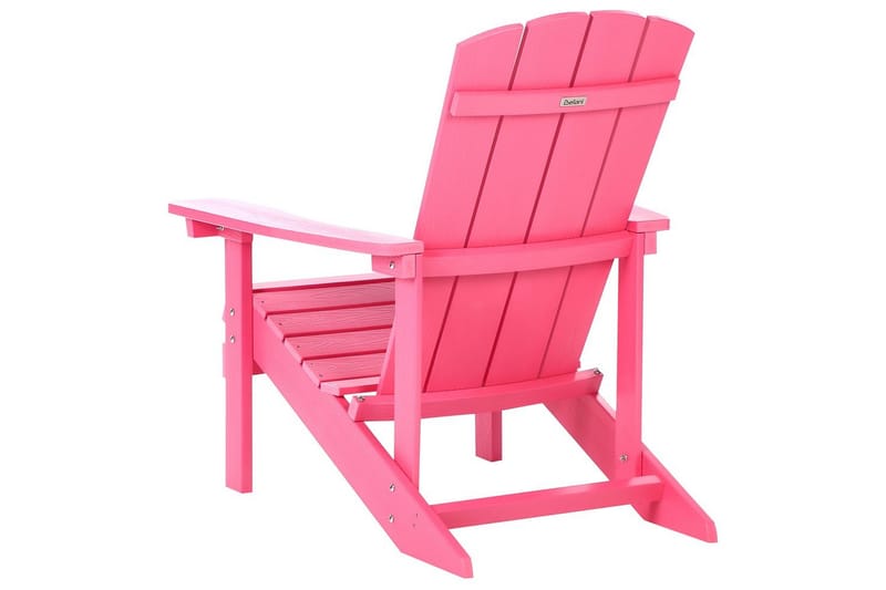 Trädgårdsstol Adirondack - Rosa, 75x88x88 cm - Utemöbler - Utestolar & fåtöljer - Solstol - Däckstol