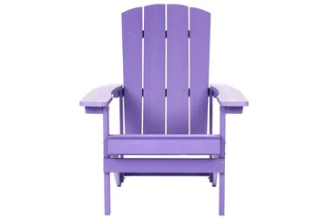 Trädgårdsstol Adirondack - Violett, 75x88x88 cm - Utemöbler - Utestolar & fåtöljer - Solstol - Däckstol