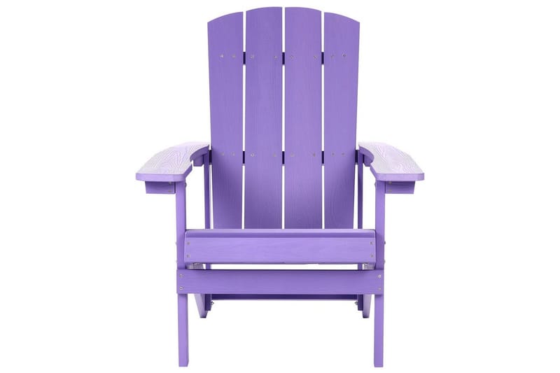 Trädgårdsstol Adirondack - Violett, 75x88x88 cm - Utemöbler - Utestolar & fåtöljer - Solstol - Däckstol