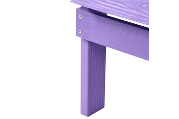 Trädgårdsstol Adirondack - Violett, 75x88x88 cm - Utemöbler - Utestolar & fåtöljer - Solstol - Däckstol
