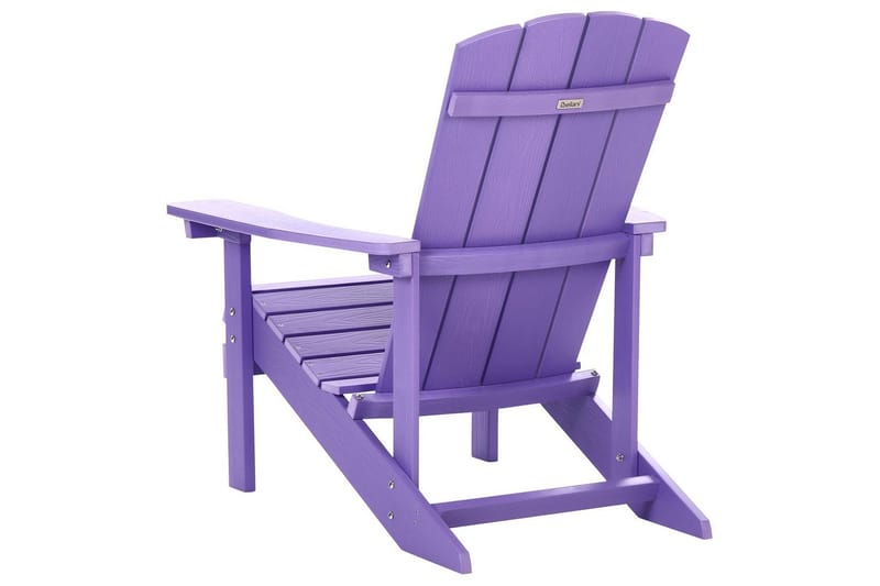 Trädgårdsstol Adirondack - Violett, 75x88x88 cm - Utemöbler - Utestolar & fåtöljer - Solstol - Däckstol