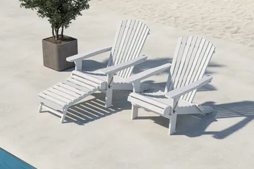 Solstol Tropea Utomhus - vit - Utemöbler - Utestolar & fåtöljer - Solstol