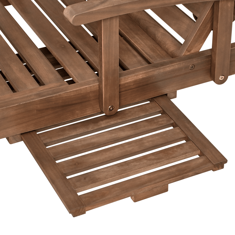 Solstol utomhus Amantea Akaciaträ - Brun - Utemöbler - Utestolar & fåtöljer - Solsängar & solvagnar