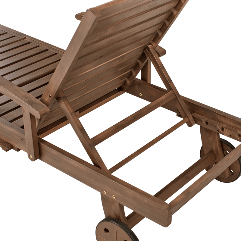 Solstol utomhus Amantea Akaciaträ - Brun - Utemöbler - Utestolar & fåtöljer - Solsängar & solvagnar