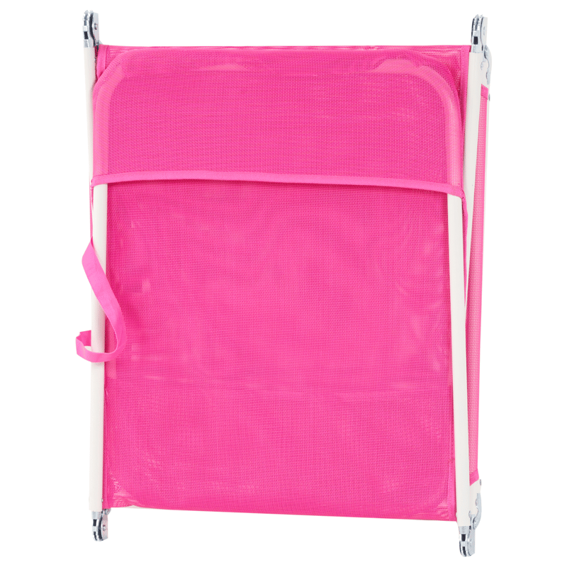 Solstol utomhus Kastoria Stål - Rosa/Vit - Utemöbler - Utestolar & fåtöljer - Solsängar & solvagnar