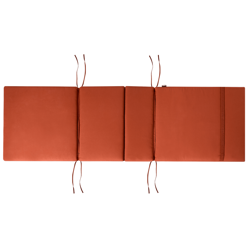 Solstol utomhus med Dyna Amantea Premium II Akaciaträ - Brun/Röd - Utemöbler - Utestolar & fåtöljer - Solsängar & solvagnar