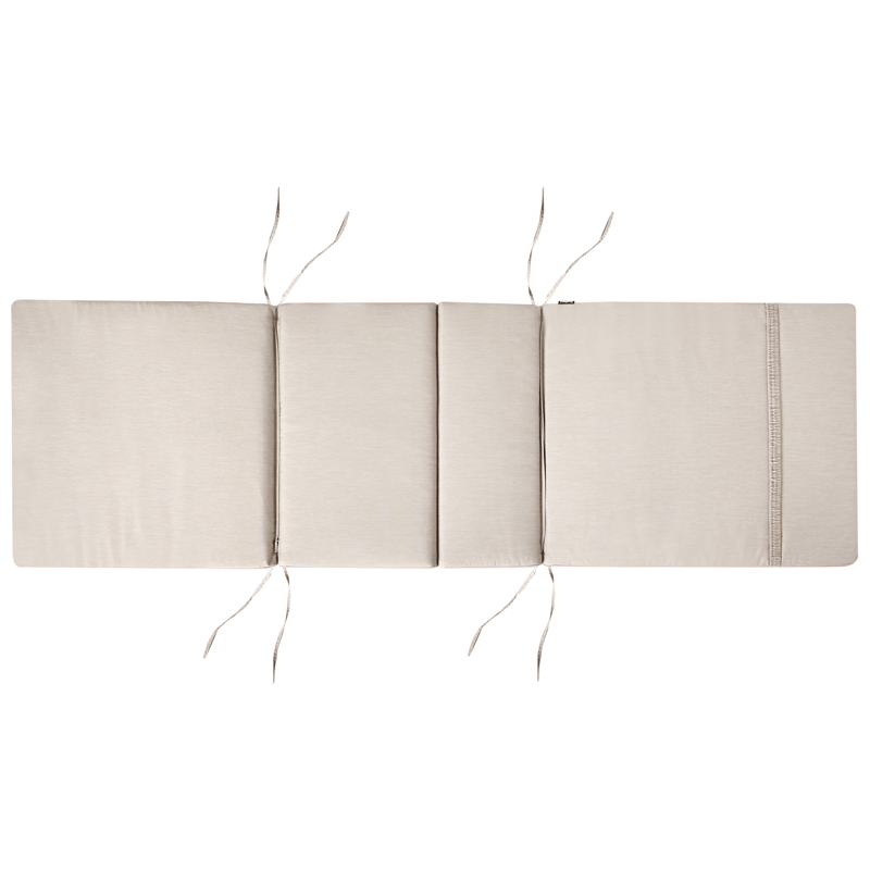 Solstol utomhus med Dyna Amantea Premium II Akaciaträ - Ljusbeige - Utemöbler - Utestolar & fåtöljer - Solsängar & solvagnar