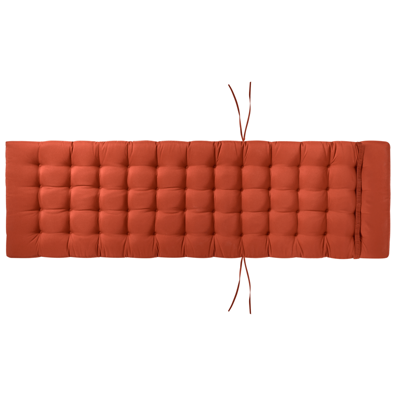 Solstol utomhus med Dyna Cesana Premium Akaciaträ - Brun/Röd - Utemöbler - Utestolar & fåtöljer - Solsängar & solvagnar