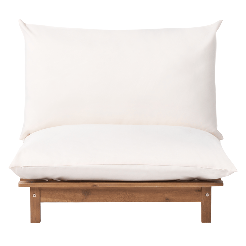 Solstol utomhus med Dyna Suno Akaciaträ - Brun/Beige - Utemöbler - Utestolar & fåtöljer - Solstol