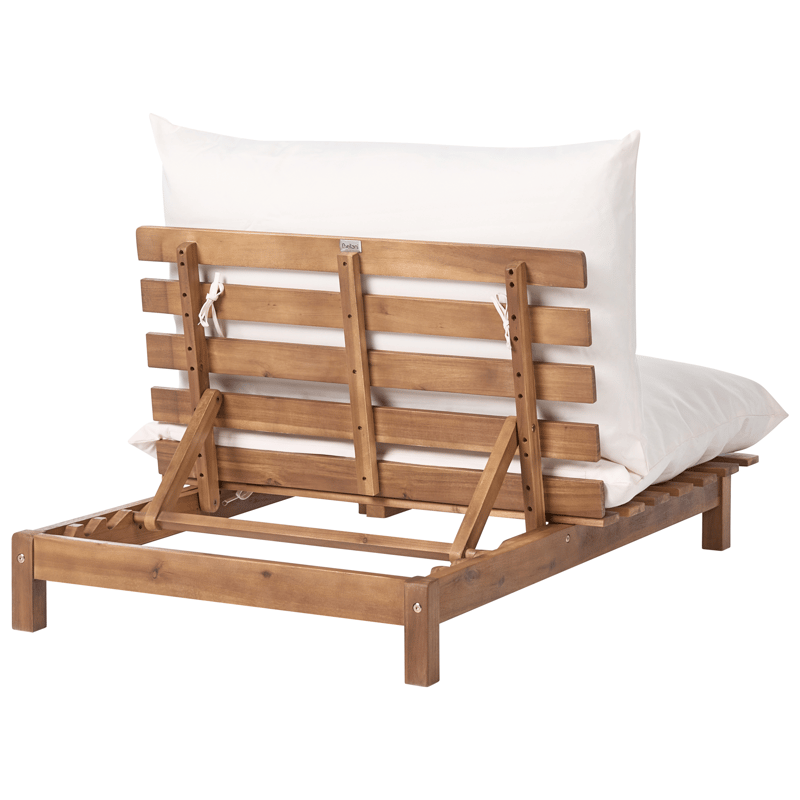 Solstol utomhus med Dyna Suno Akaciaträ - Brun/Beige - Utemöbler - Utestolar & fåtöljer - Solstol