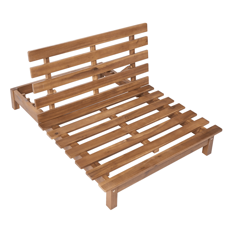 Solstol utomhus med Dyna Suno Akaciaträ - Brun/Beige - Utemöbler - Utestolar & fåtöljer - Solstol