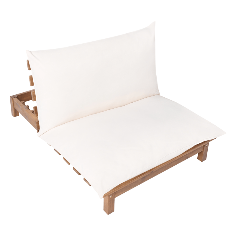 Solstol utomhus med Dyna Suno Akaciaträ - Brun/Beige - Utemöbler - Utestolar & fåtöljer - Solstol