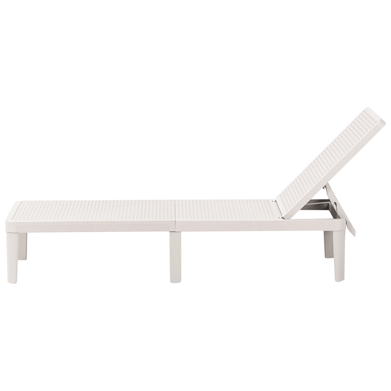 Solstol utomhus Ossimo - Grå - Utemöbler - Utestolar & fåtöljer - Solstol