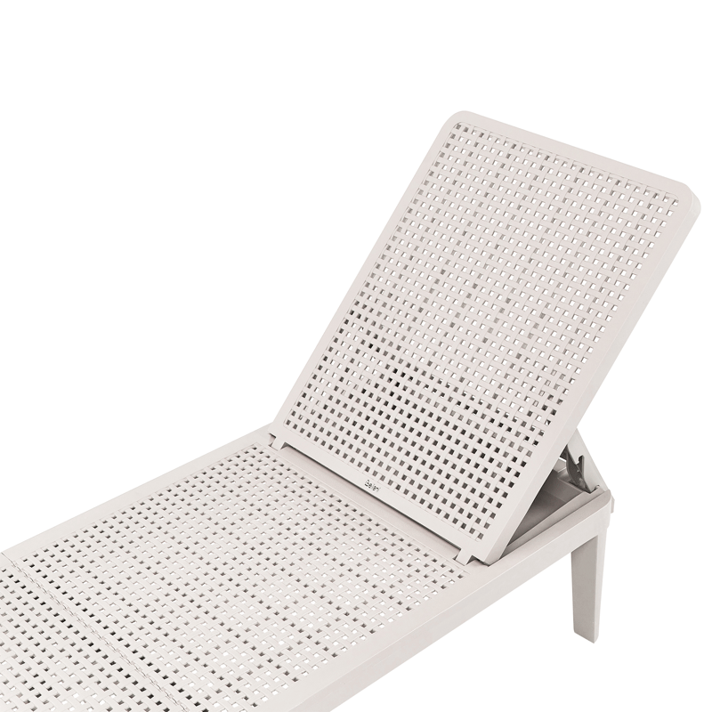 Solstol utomhus Ossimo - Grå - Utemöbler - Utestolar & fåtöljer - Solstol