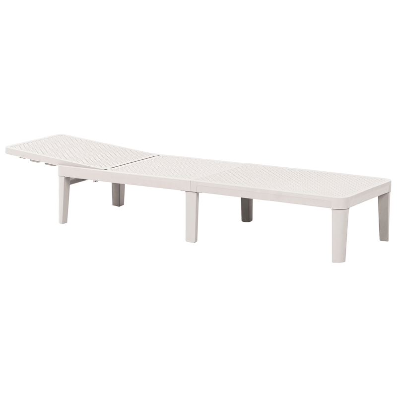 Solstol utomhus Ossimo - Grå - Utemöbler - Utestolar & fåtöljer - Solstol