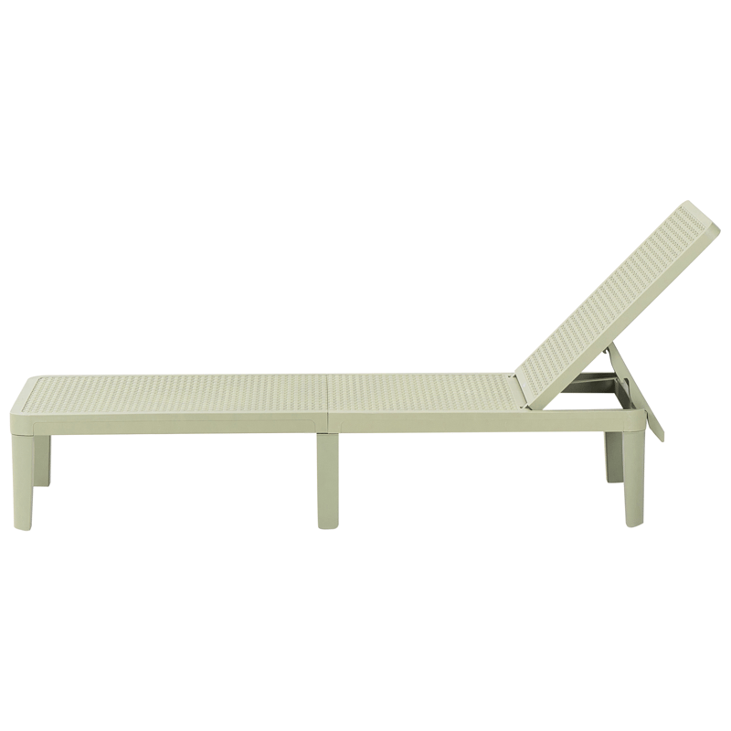 Solstol utomhus Ossimo - Grön - Utemöbler - Utestolar & fåtöljer - Solstol