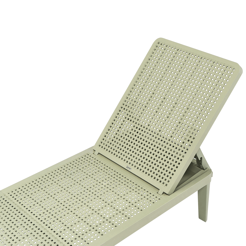 Solstol utomhus Ossimo - Grön - Utemöbler - Utestolar & fåtöljer - Solstol