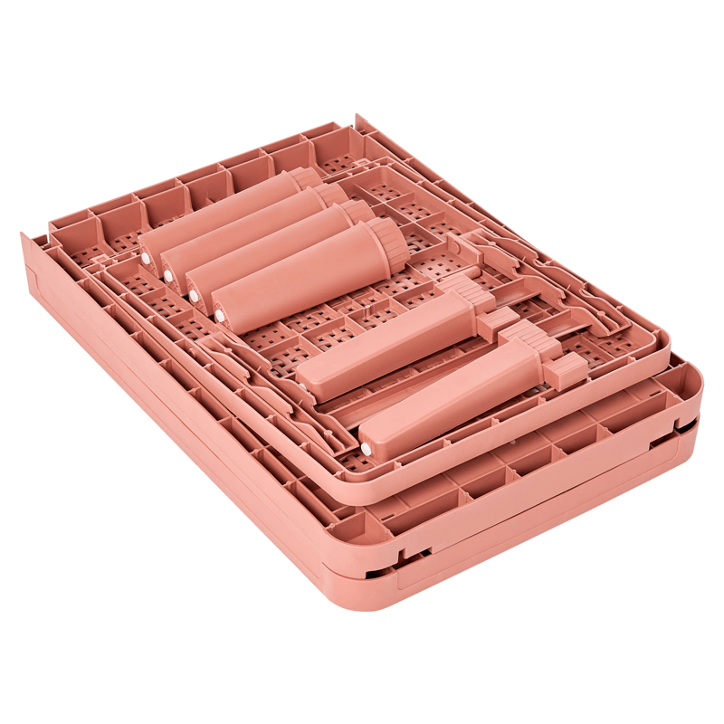 Solstol utomhus Ossimo - Röd - Utemöbler - Utestolar & fåtöljer - Solstol