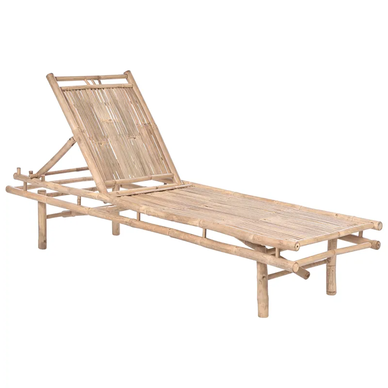 Solstol utomhus Sulmona Bambuträ, Brun