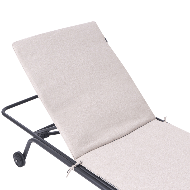 Solstol utomhus Volterra Stål - Beige/Grå - Utemöbler - Utestolar & fåtöljer - Solsängar & solvagnar