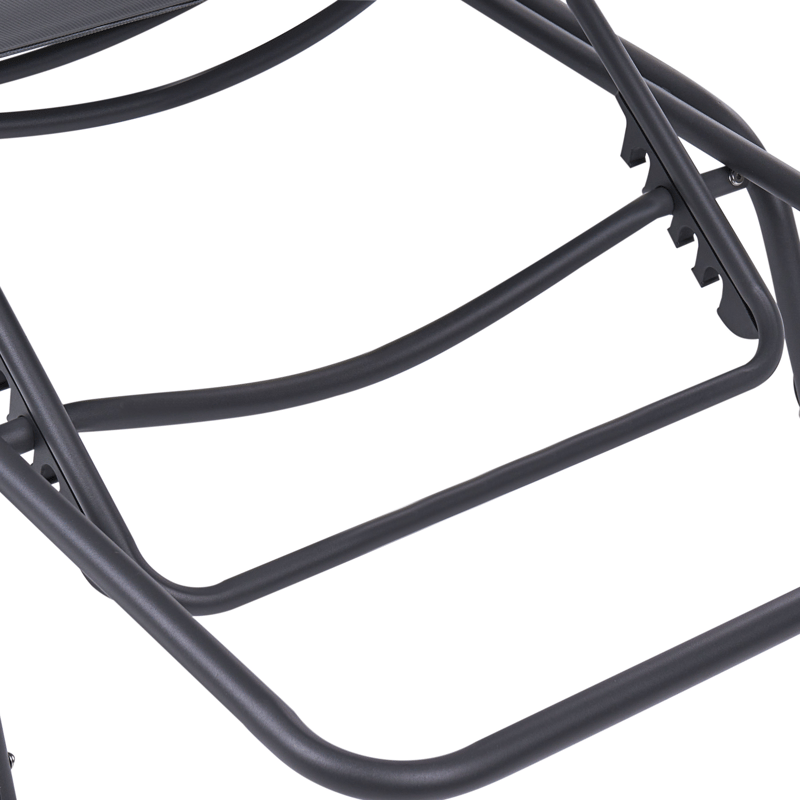 Solstol utomhus Volterra Stål - Grön/Grå - Utemöbler - Utestolar & fåtöljer - Solsängar & solvagnar