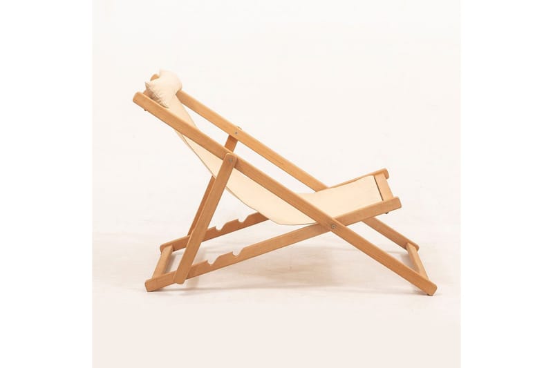 Solstol Zarith Kräm - Cremevit - Utemöbler - Utestolar & fåtöljer - Solstol