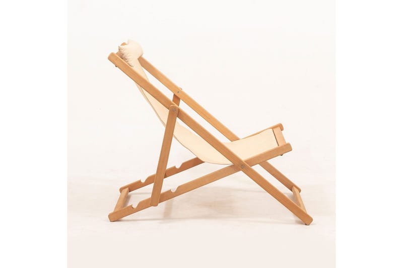 Solstol Zarith Kräm - Cremevit - Utemöbler - Utestolar & fåtöljer - Solstol