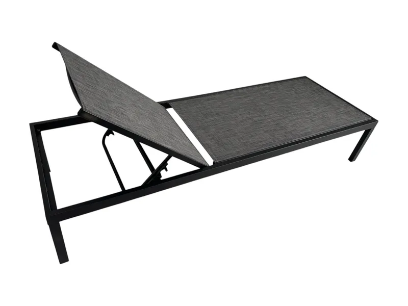 Solstol Palermo Utomhus - svart - Utemöbler - Utestolar & fåtöljer - Solstol