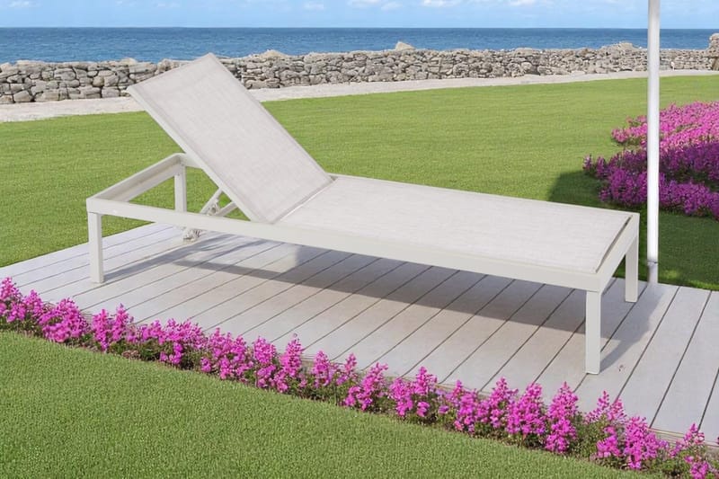 Solstol Palermo Utomhus - beige - Utemöbler - Utestolar & fåtöljer - Solstol