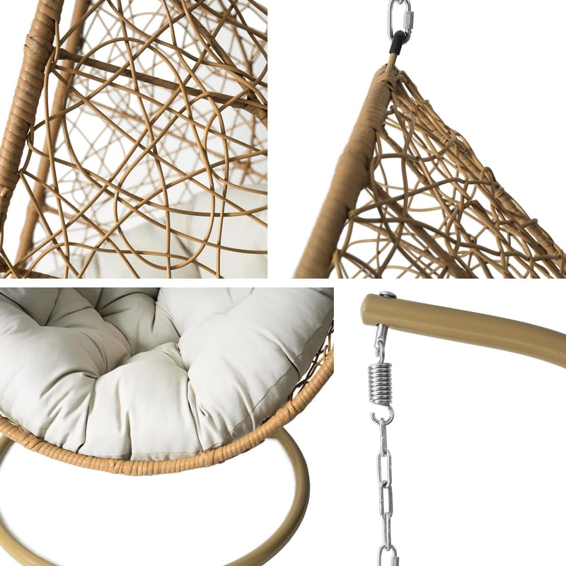 Solvero Hängstol utomhus - beige - Utemöbler - Utestolar & fåtöljer - Hängstol