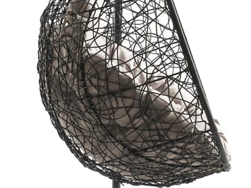 Solvero Hängstol utomhus - svart, beige - Utemöbler - Utestolar & fåtöljer - Hängstol