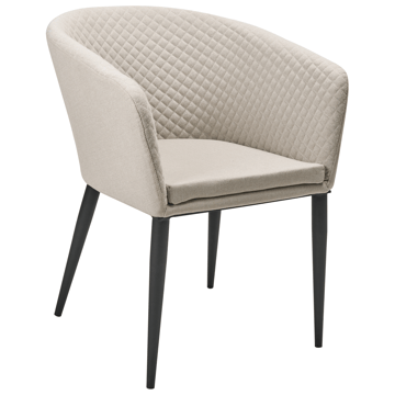 Stol utomhus Curgos - Beige/Svart - Utemöbler - Utestolar & fåtöljer - Utefåtöljer & loungefåtöljer