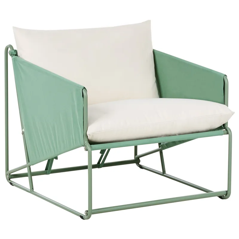 Stol utomhus med Dyna Ponte, Grön/Beige