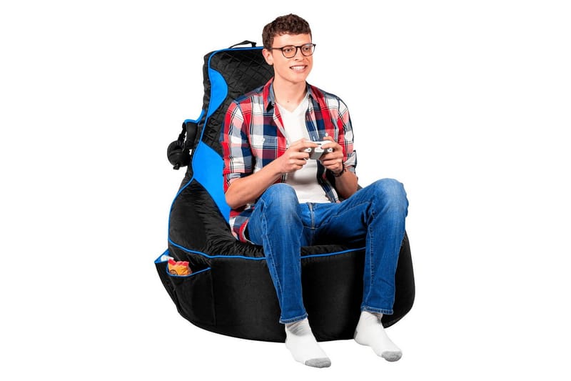 Sufian Sittsäck Utomhus 90 cm - Blå/Svart - Utemöbler - Utestolar & fåtöljer - Sittsäckar