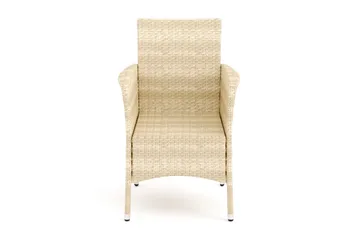 Thor Utefåtölj – Loungefåtölj Utemöbler i Konstrotting - Beige - Utemöbler - Utestolar & fåtöljer - Utefåtöljer & loungefåtöljer