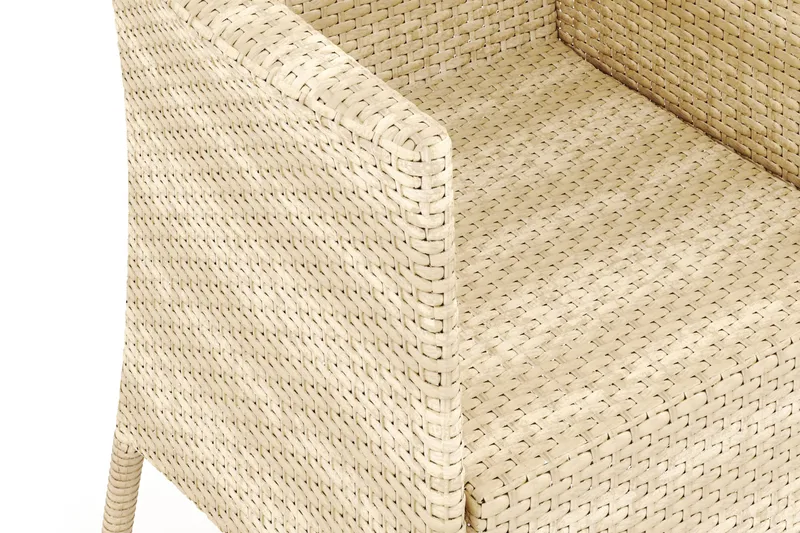 Thor Utefåtölj – Loungefåtölj Utemöbler i Konstrotting - Beige - Utemöbler - Utestolar & fåtöljer - Utefåtöljer & loungefåtöljer