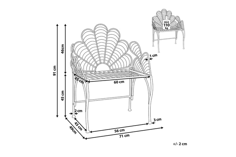 Thorpe Utefåtölj - Svart - Utemöbler - Utestolar & fåtöljer - Utefåtöljer & loungefåtöljer