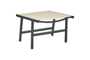 Trädgårdsstol Marceddi - Beige, svart - Utemöbler - Utestolar & fåtöljer - Utefåtöljer & loungefåtöljer